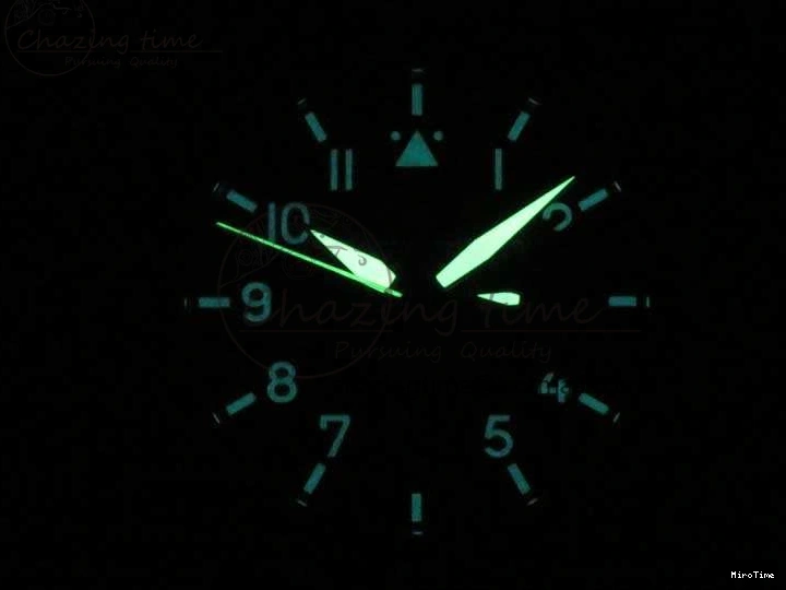 MIROTIME 0503 Big Pilot IW510301 Satin-Polished RG YLF Best Edition Black Dial On Leather Strap A Flexible 7222